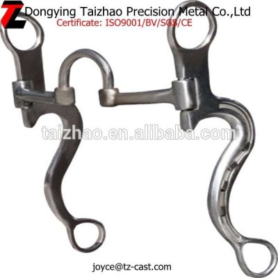 Stainless steel horse equipment horse mouth bit/ horse snaffle