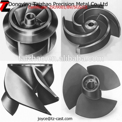 Customized high precision pump impeller for water pumps